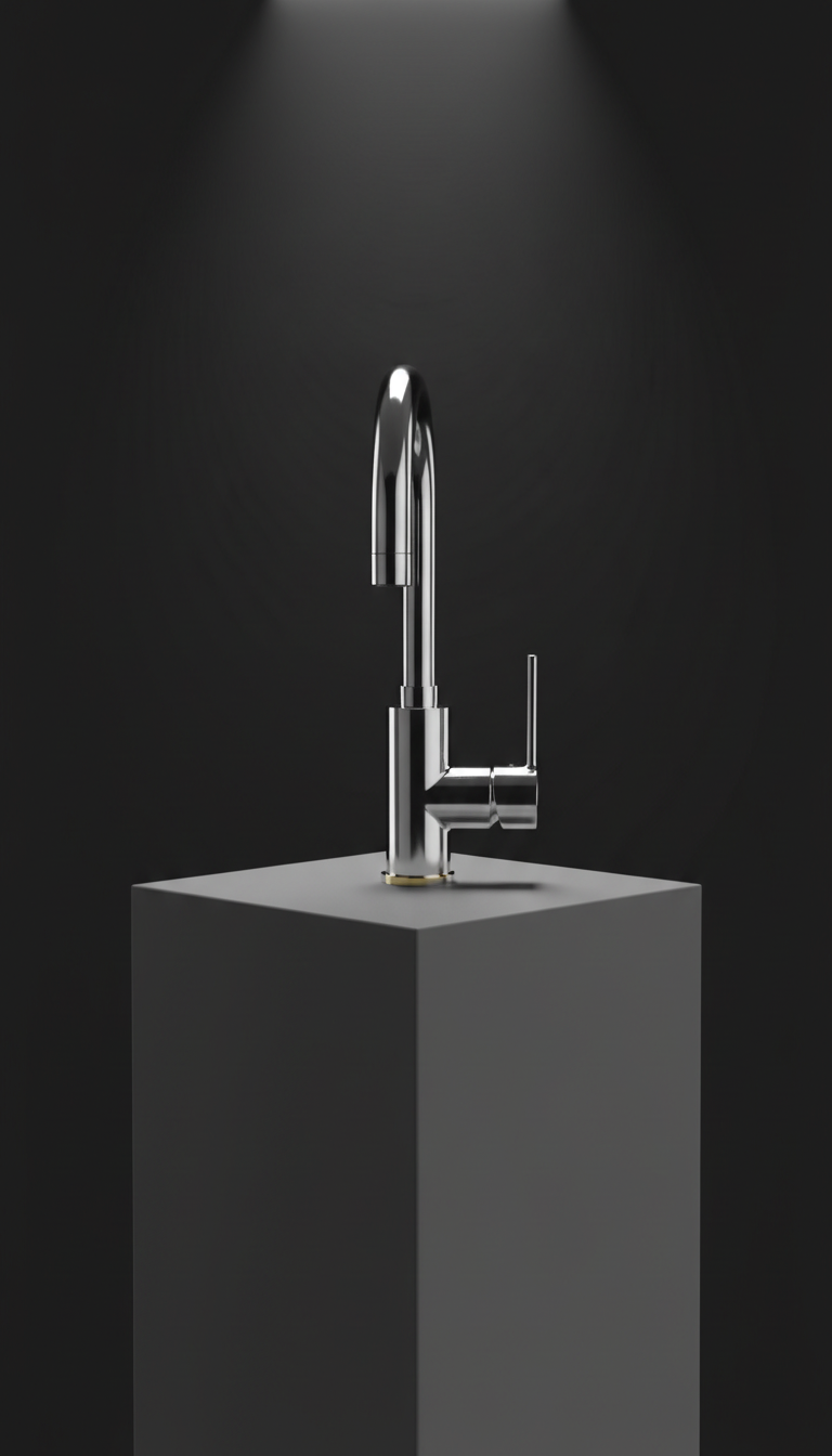 Polished Chrome Architectural Faucet