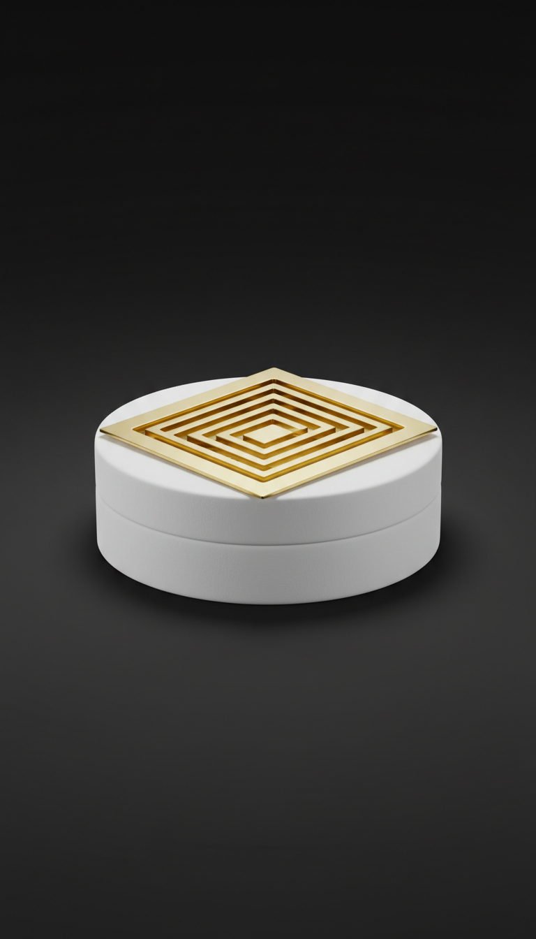 Gold Accent Floor Drain Cover
