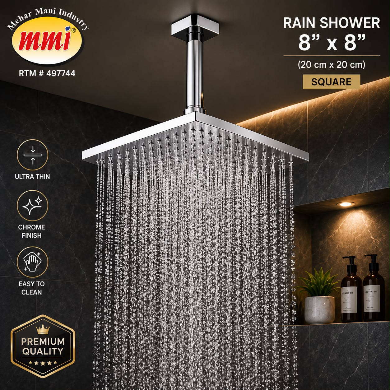 Square Rain Shower